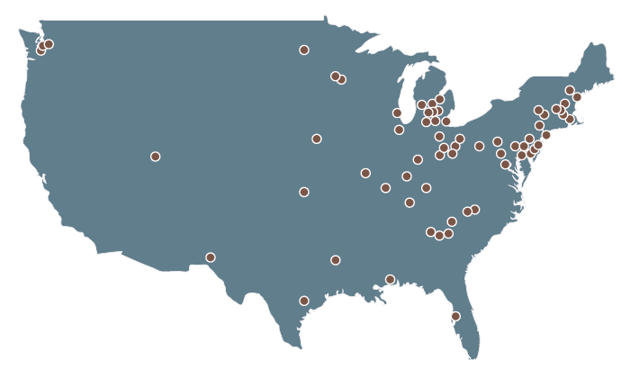 Customer map